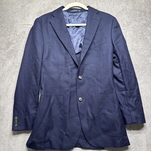 Suitsupply Havana Navy Blue Vitale Barberis Wool Sport Coat Blazer 38R